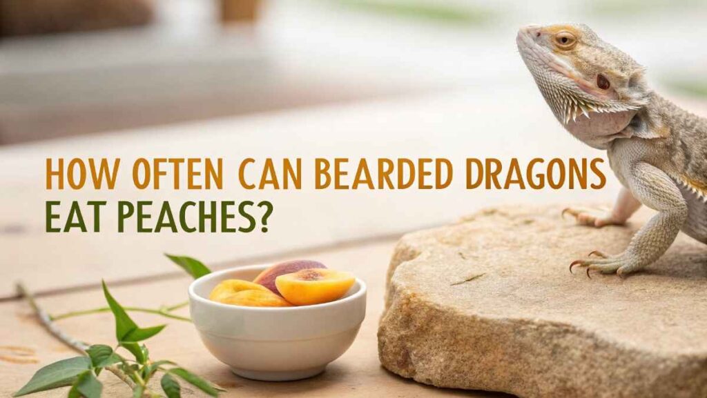 How Often Can Bearded Dragons Eat Peaches?