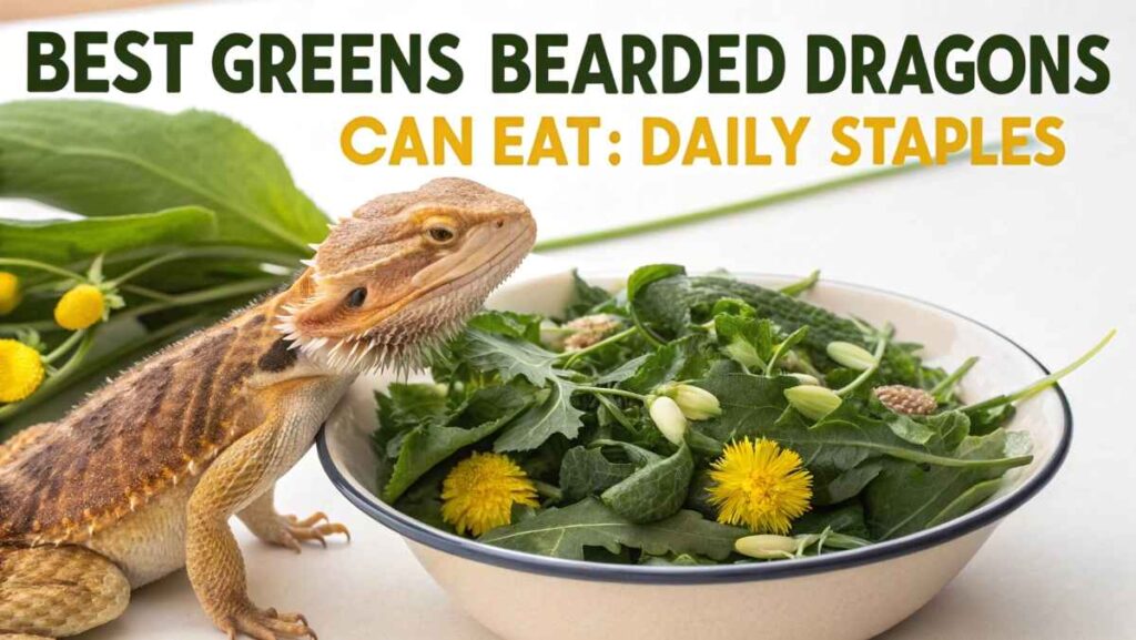 Best Greens Bearded Dragons Can Eat: Daily Staples