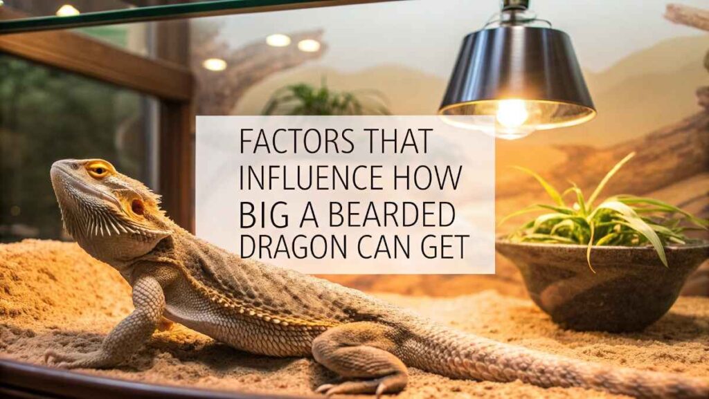 Factors That Influence How Big a Bearded Dragon Can Get