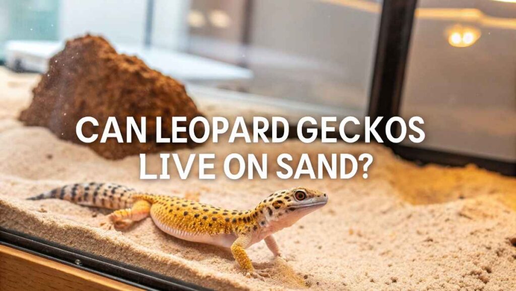 Can Leopard Geckos Live on Sand