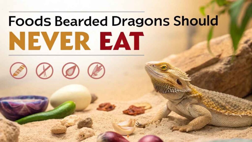 Foods Bearded Dragons Should Never Eat