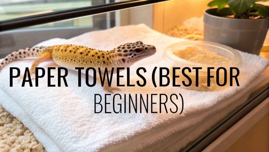 Paper Towels (Best for Beginners)