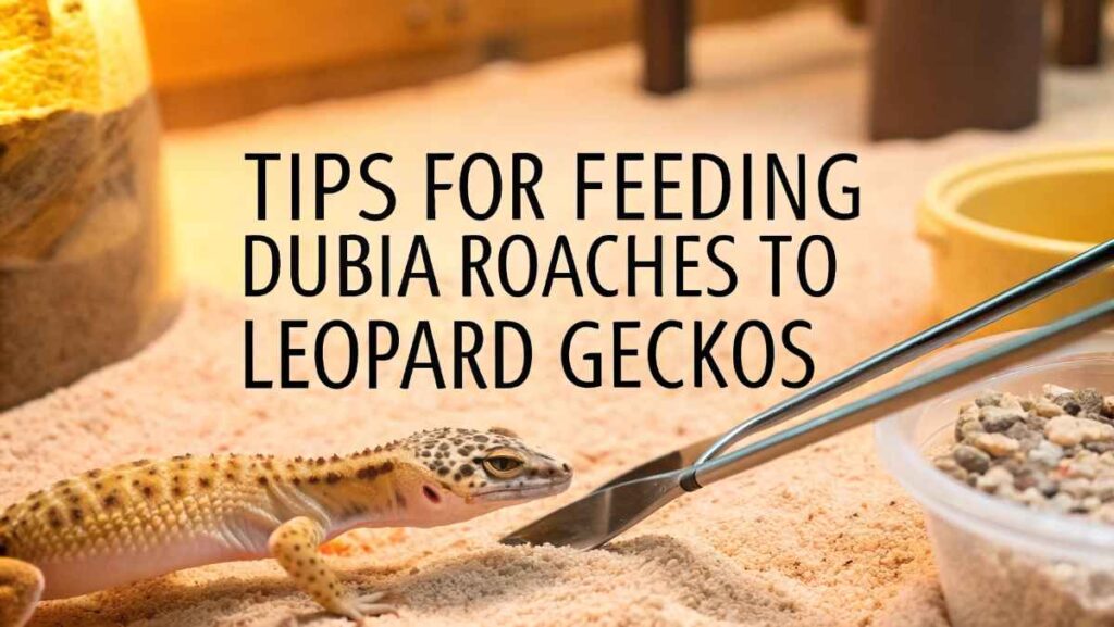 Tips for Feeding Dubia Roaches to Leopard Geckos