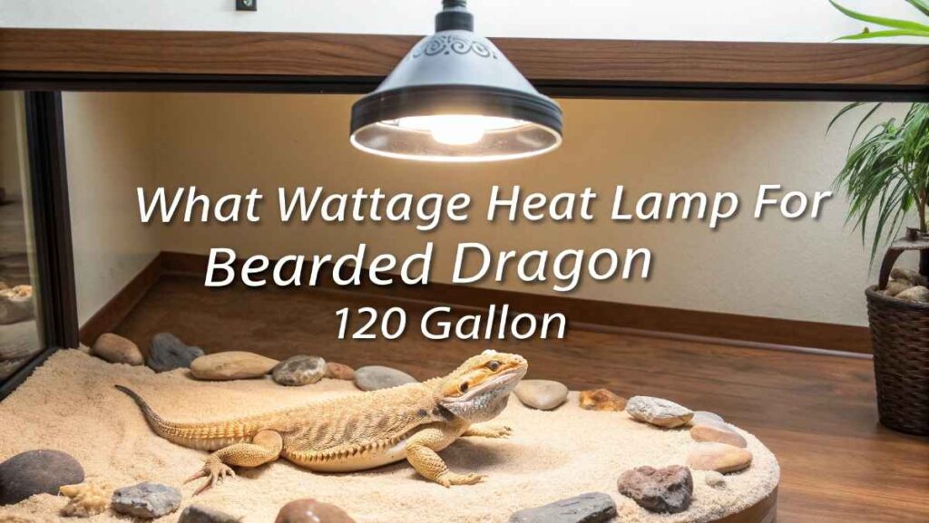 What Wattage Heat Lamp For Bearded Dragon 120 Gallon
