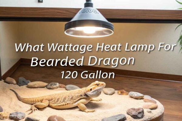 What Wattage Heat Lamp For Bearded Dragon 120 Gallon